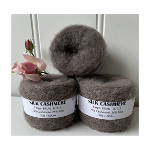 Silk Cashmere 600 BRUN